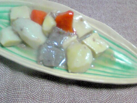 サトイモと高野豆腐のあんかけ
